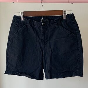 Lee Women's navy blue Casual Bermuda Shorts